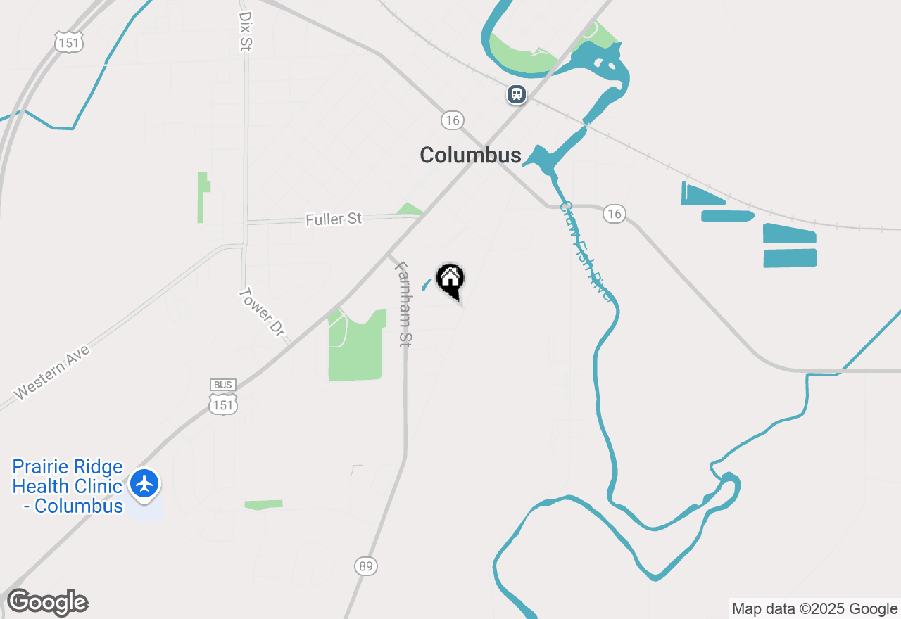 Map of 516 Poet St, Columbus, WI 53925