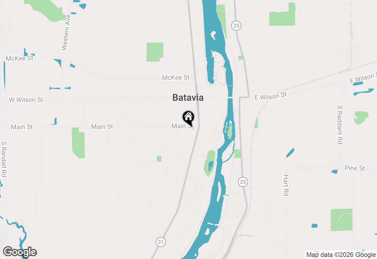 Map of 336 Main Street, Batavia, IL 60510