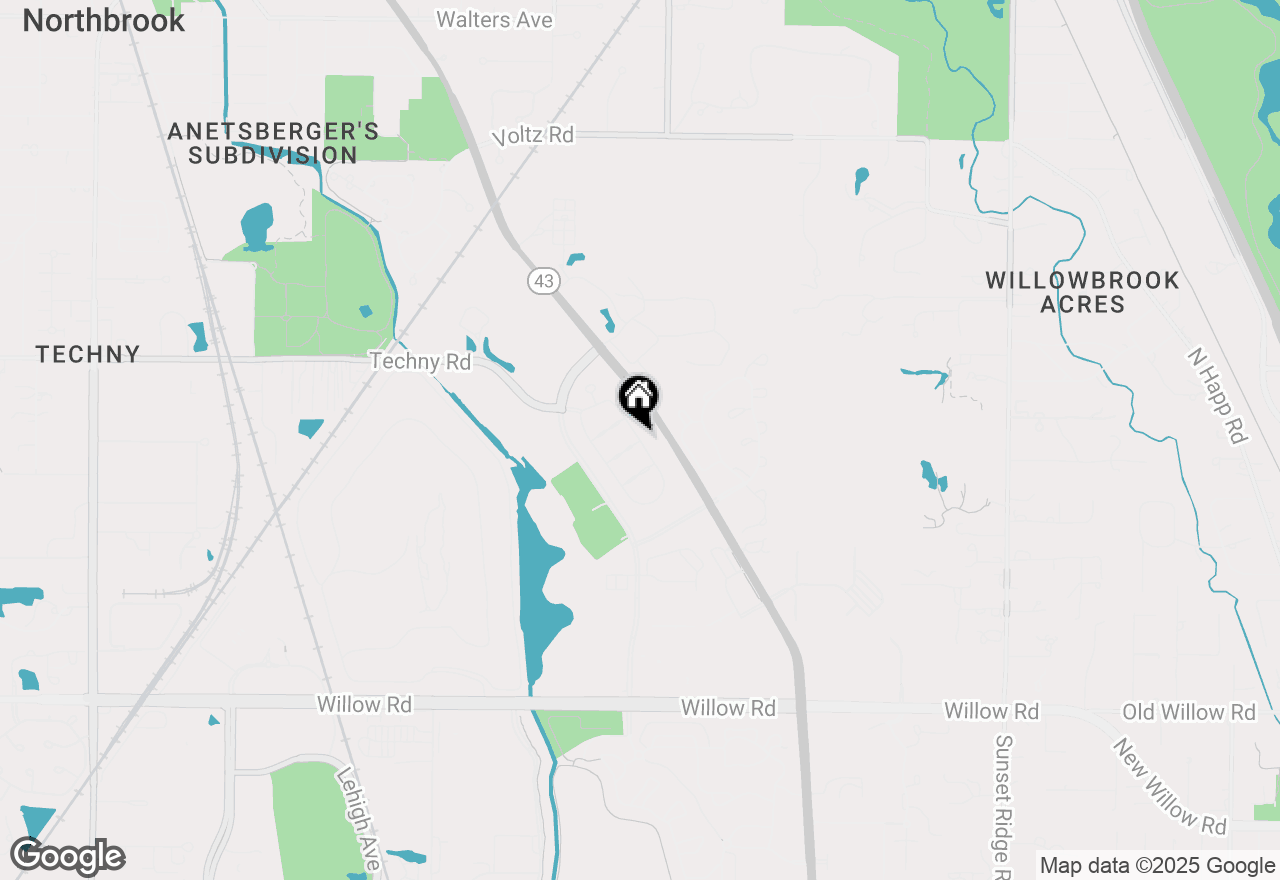 Map of 2162 Washington Drive #2162, Northbrook, IL 60062