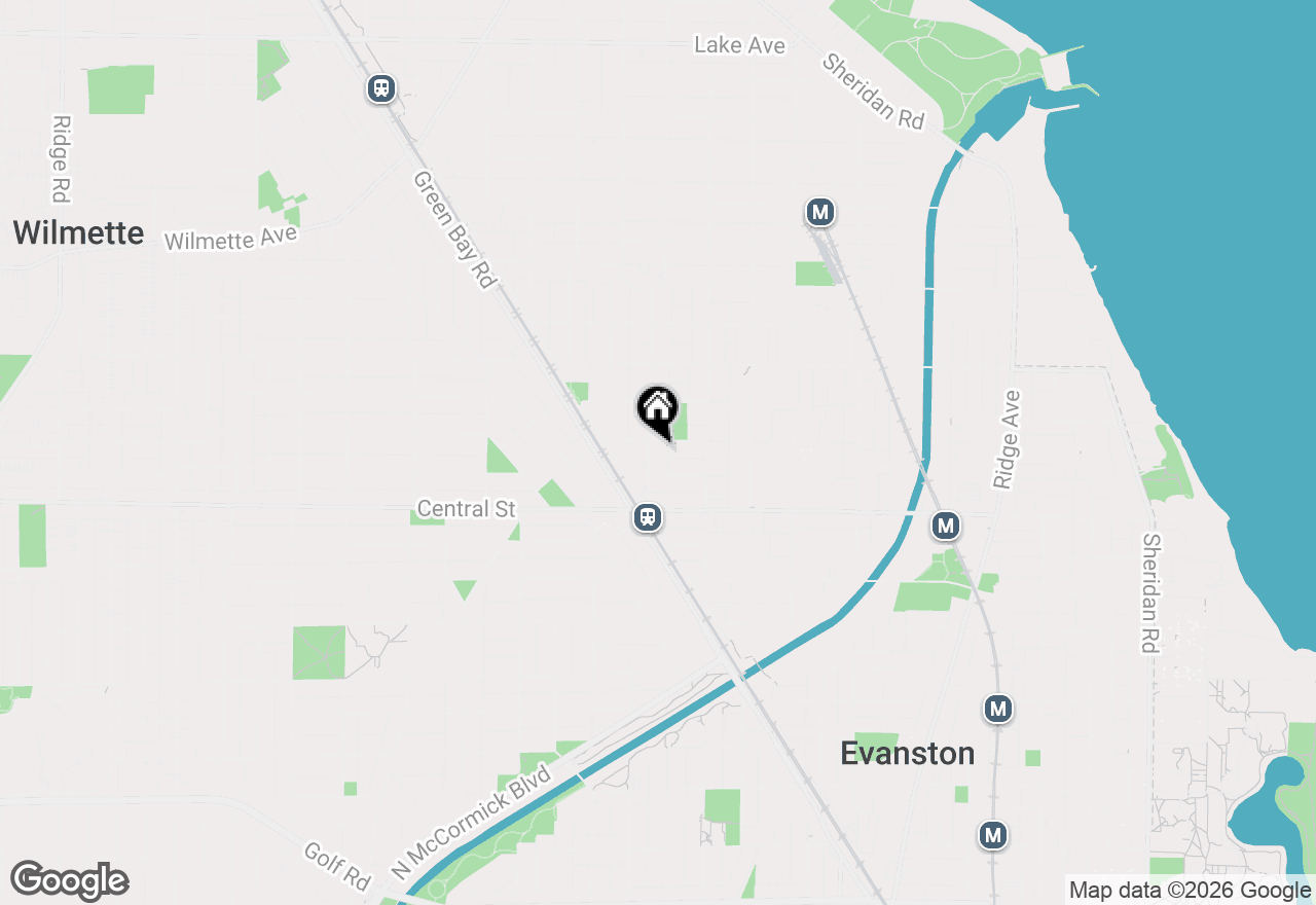 Map of 2651 Broadway Avenue, Evanston, IL 60201