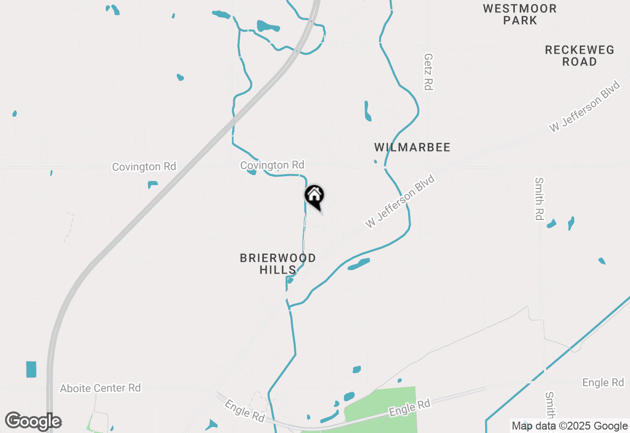 Map of 6728 Covington Creek Trail, Fort Wayne, IN 46804