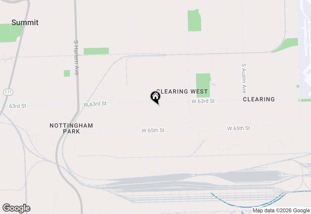 Map of 6628 W 63rd Place, Chicago, IL 60638