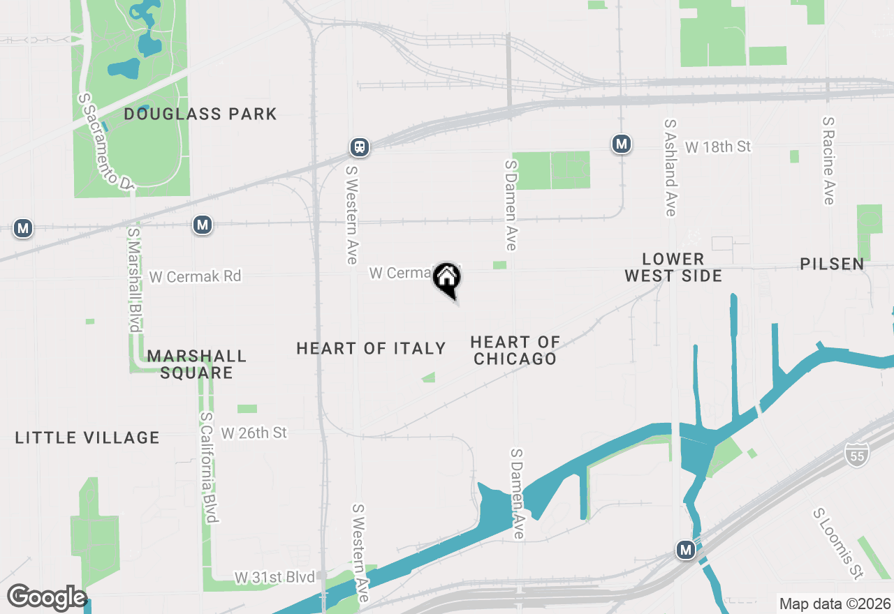 Map of 2140 W 23rd Street #B, Chicago, IL 60608