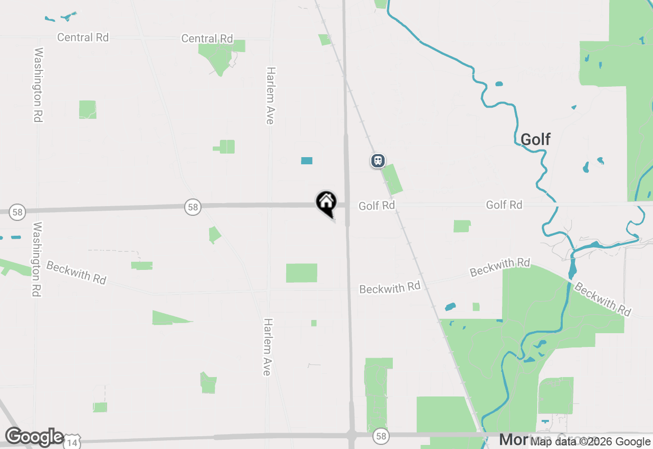 Map of 9512 Sayre Avenue, Morton Grove, IL 60053