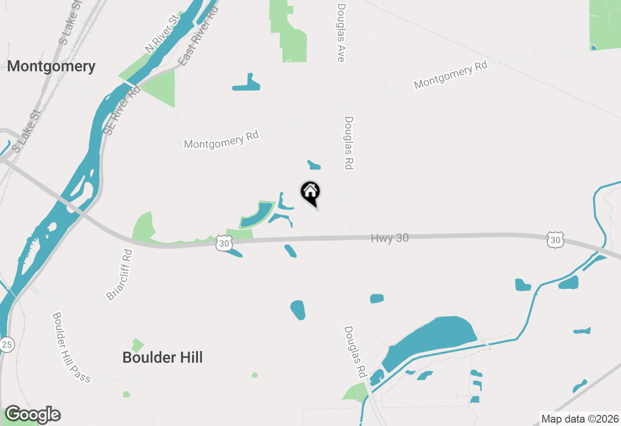 Map of 1805 Grandview Place #1805, Montgomery, IL 60538