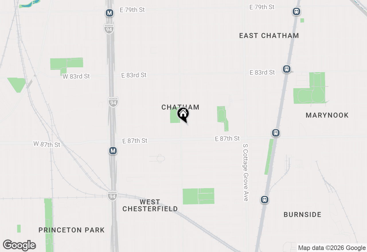 Map of 8607 S King Drive, Chicago, IL 60619