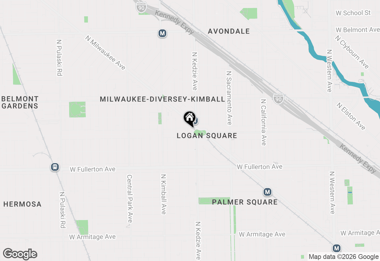 Map of 2606 N Kedzie Avenue, Chicago, IL 60647