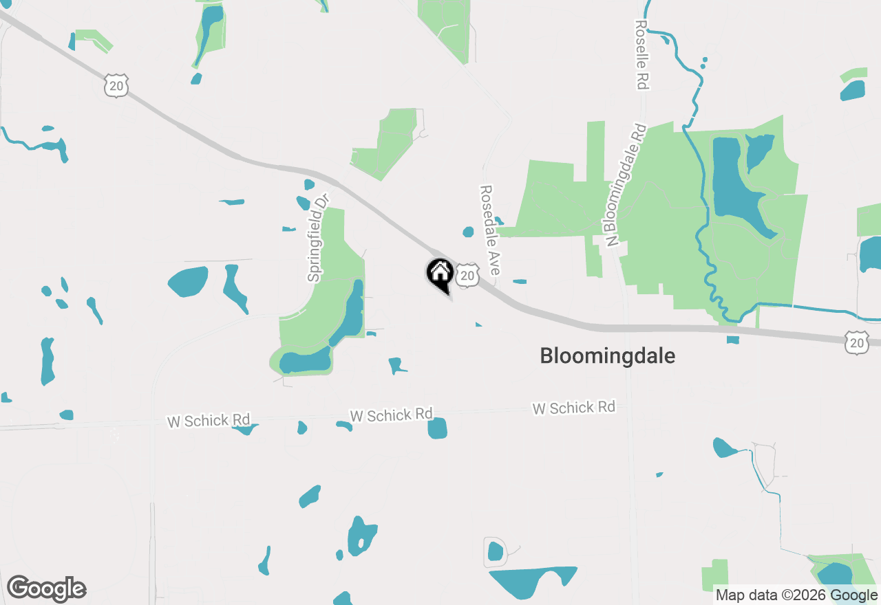 Map of 205 Faith Court, Bloomingdale, IL 60108