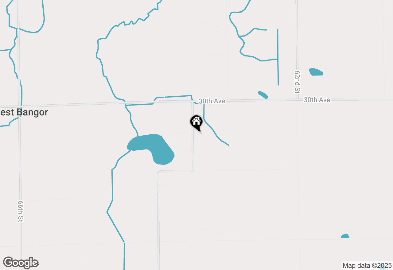 Map of 30877 County Road 687, Bangor, MI 49013