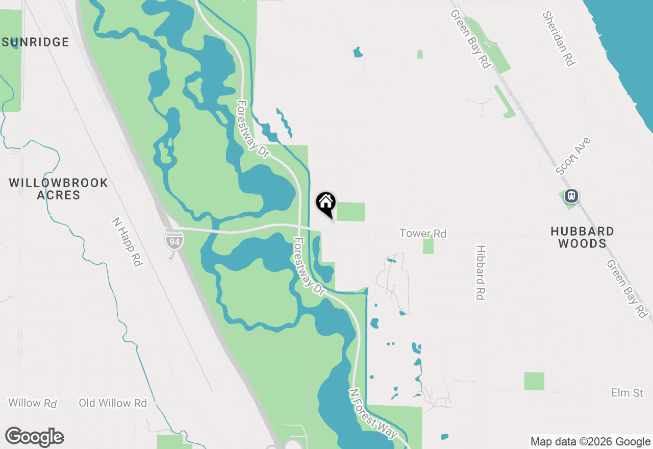 Map of 900 Pine Tree Lane, Winnetka, IL 60093