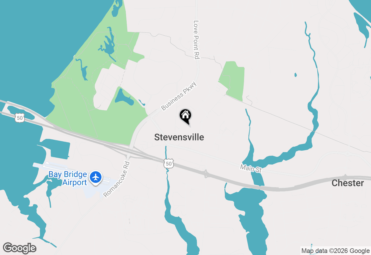 Map of 432 Love Point Road, Stevensville, MD 21666