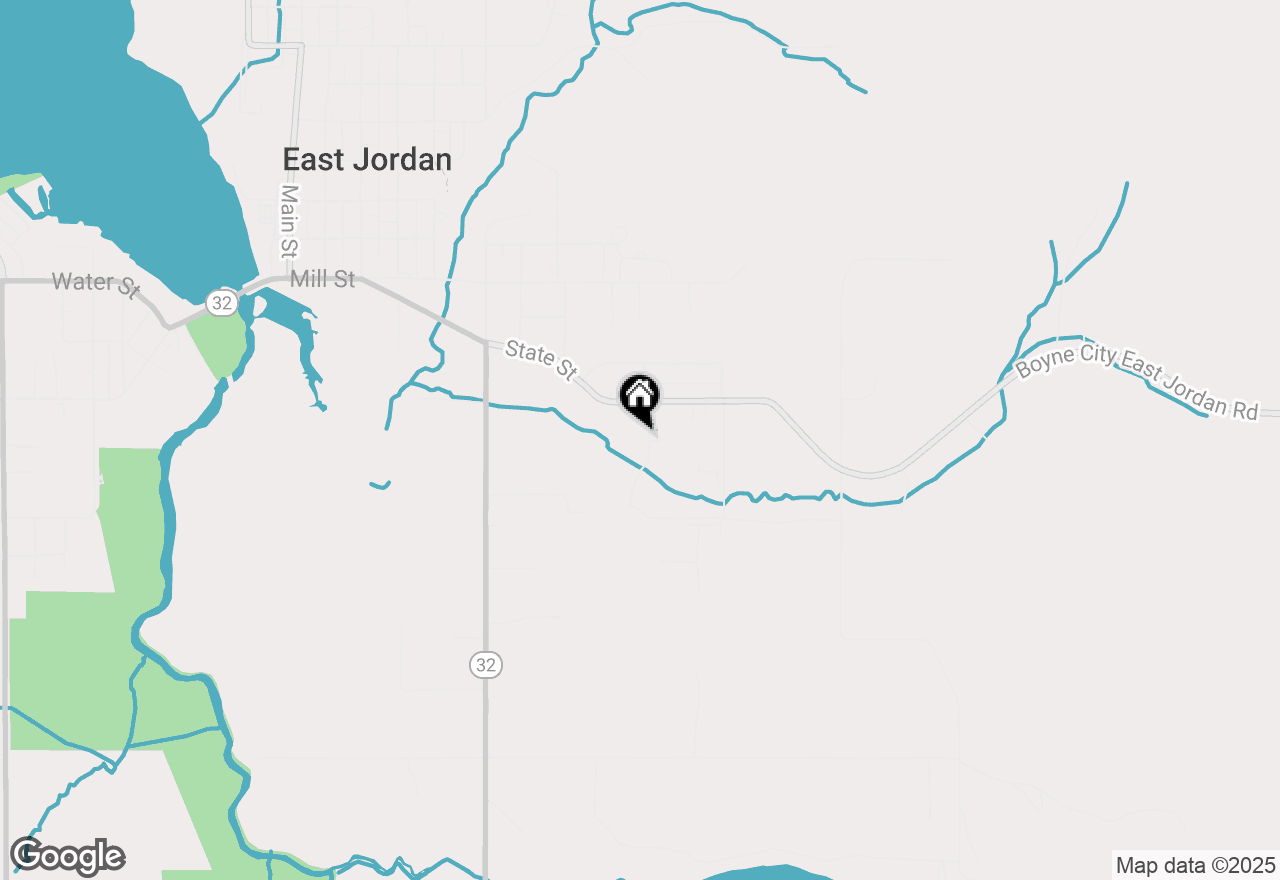 Map of 107 Wilson Drive, East Jordan, MI 49727