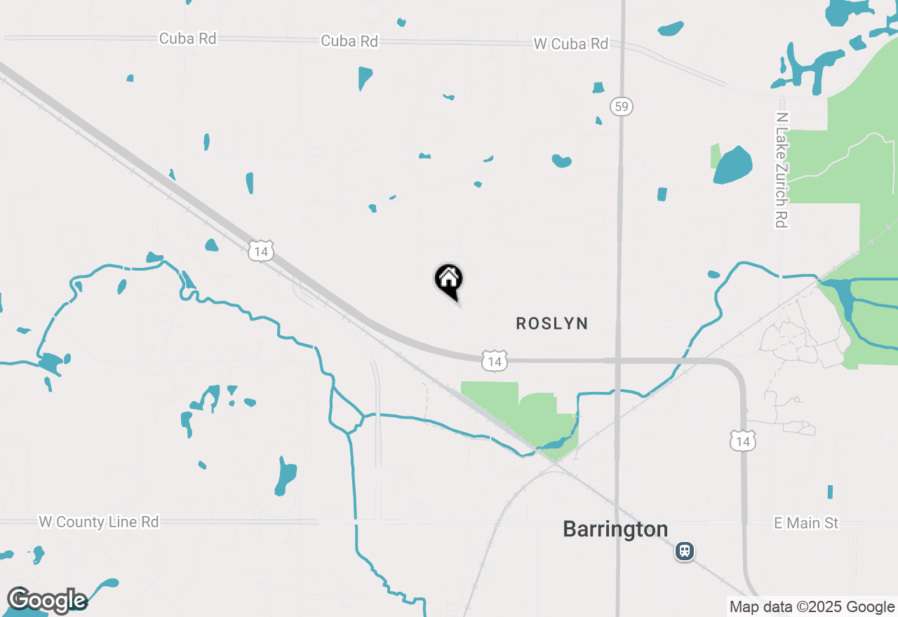 Map of 740 Derby Lane, Barrington, IL 60010