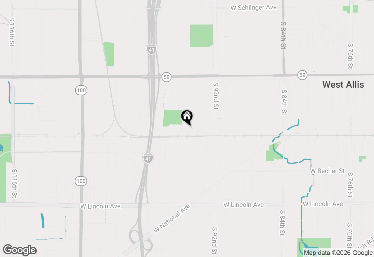 Map of 9508 W Maple Ct #01, West Allis, WI 53214