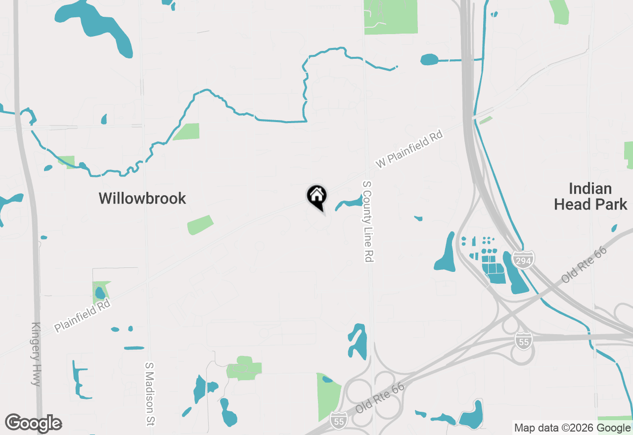 Map of 406 Kenmare Drive, Burr Ridge, IL 60527