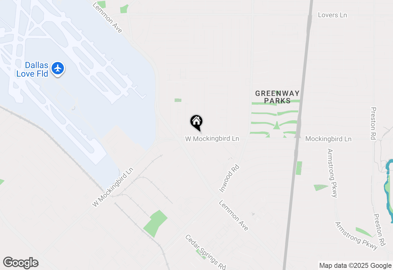 Map of 6513 Lockheed Avenue #A, Dallas, TX 75209