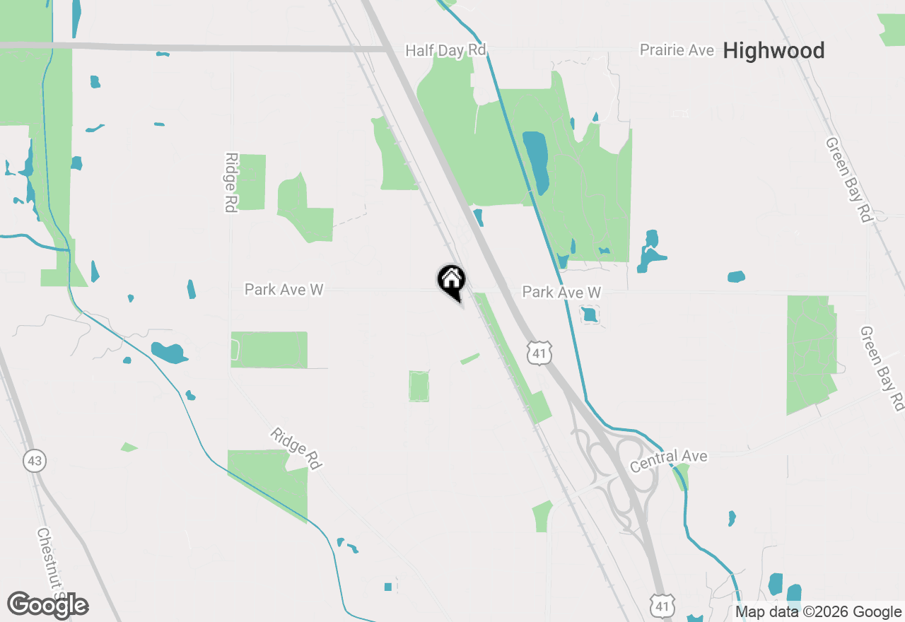 Map of 1958 Mccraren Road, Highland Park, IL 60035