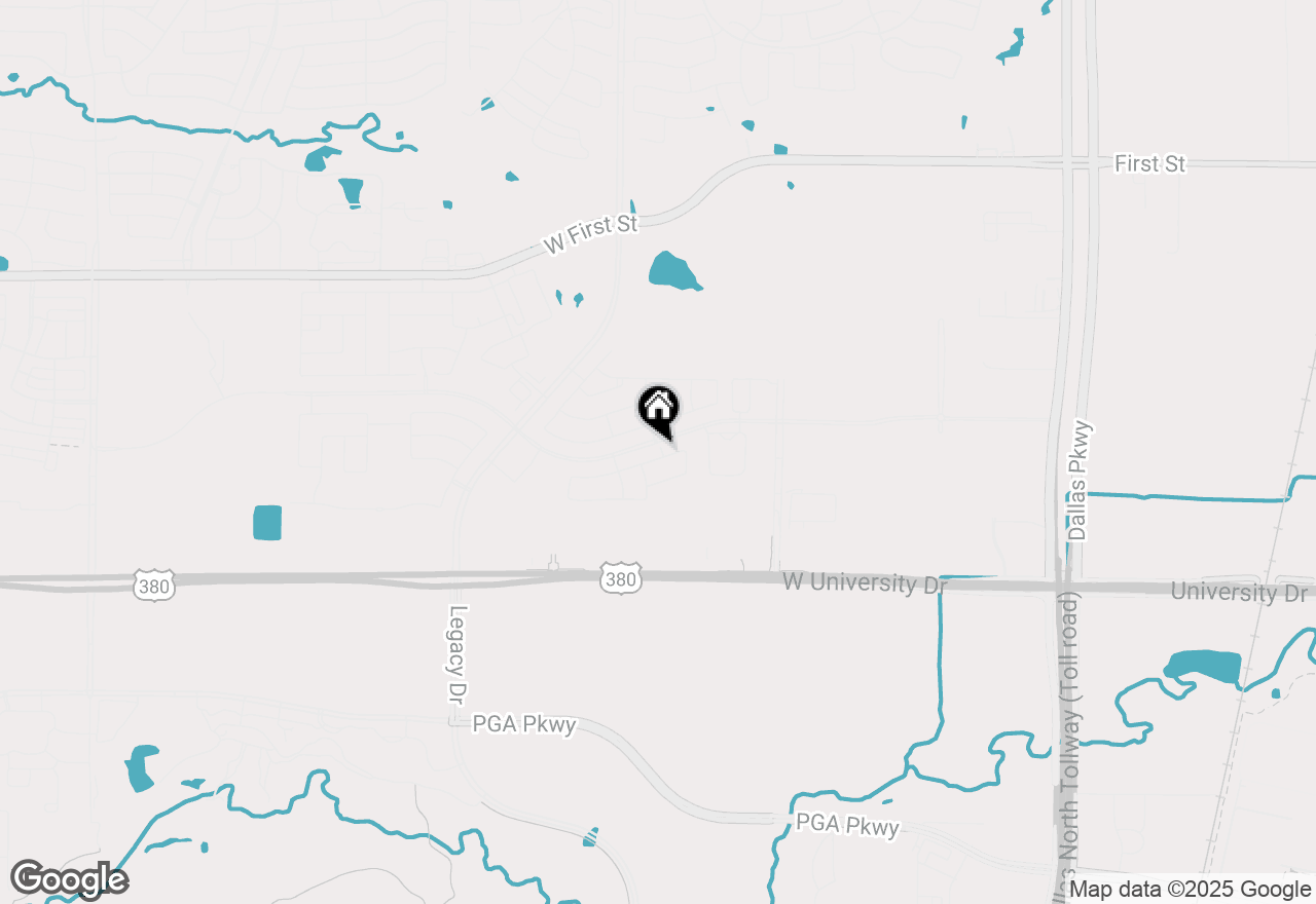 Map of 2330 Macy Way, Prosper, TX 75078