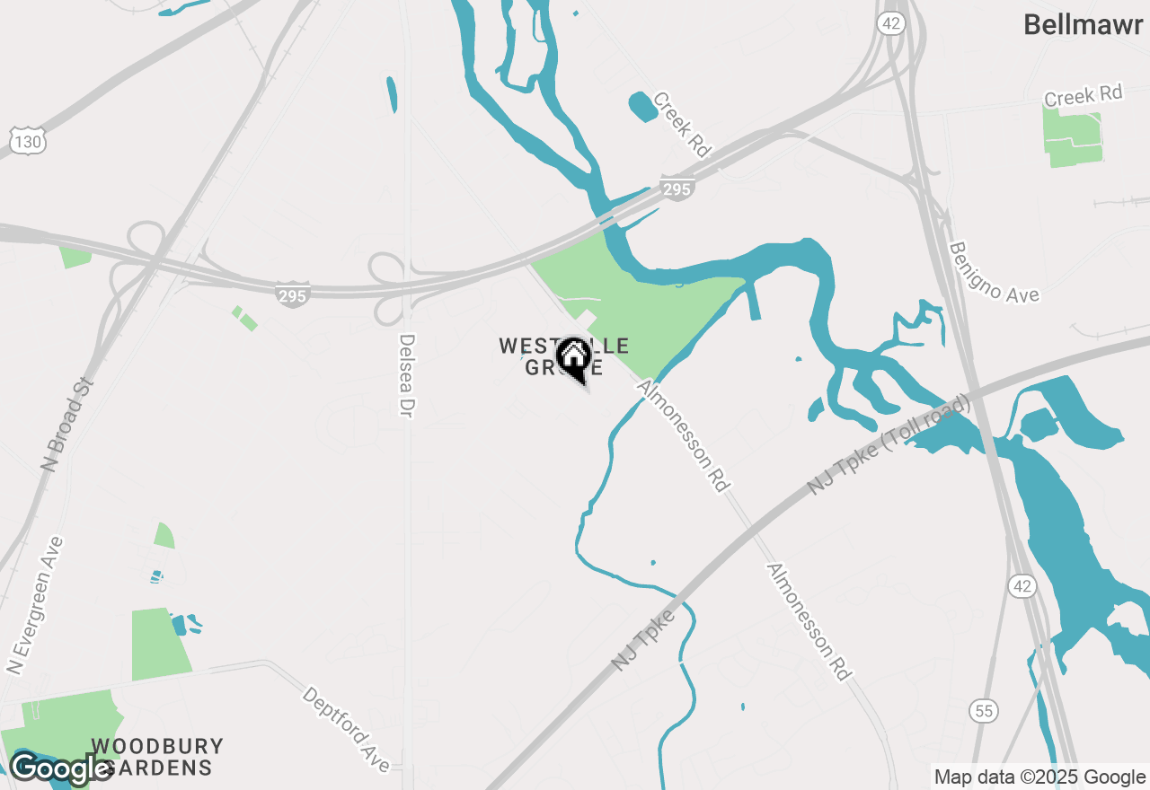 Map of 25 Hayes Avenue, Westville, NJ 08093