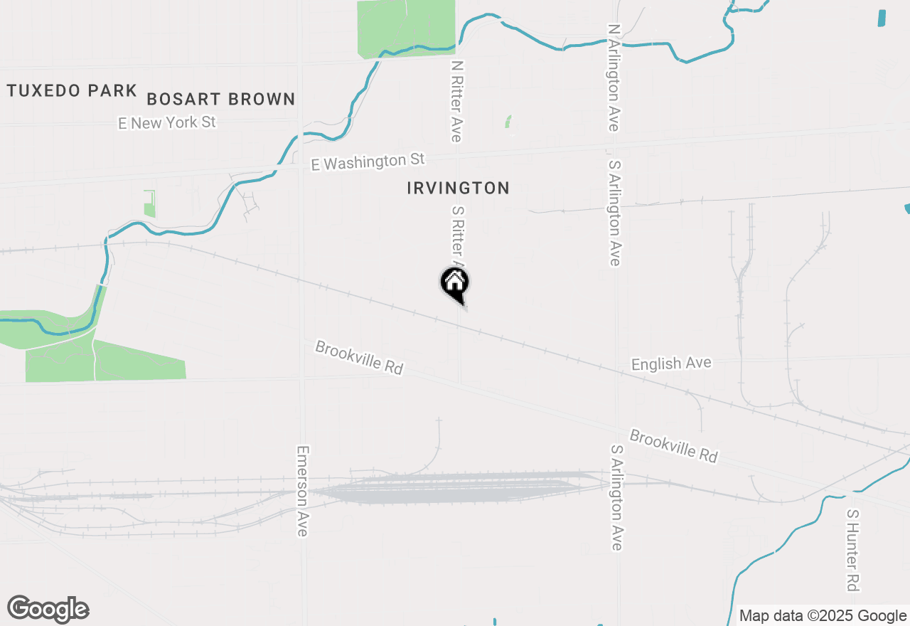 Map of 364 S Ritter Avenue, Indianapolis, IN 46219