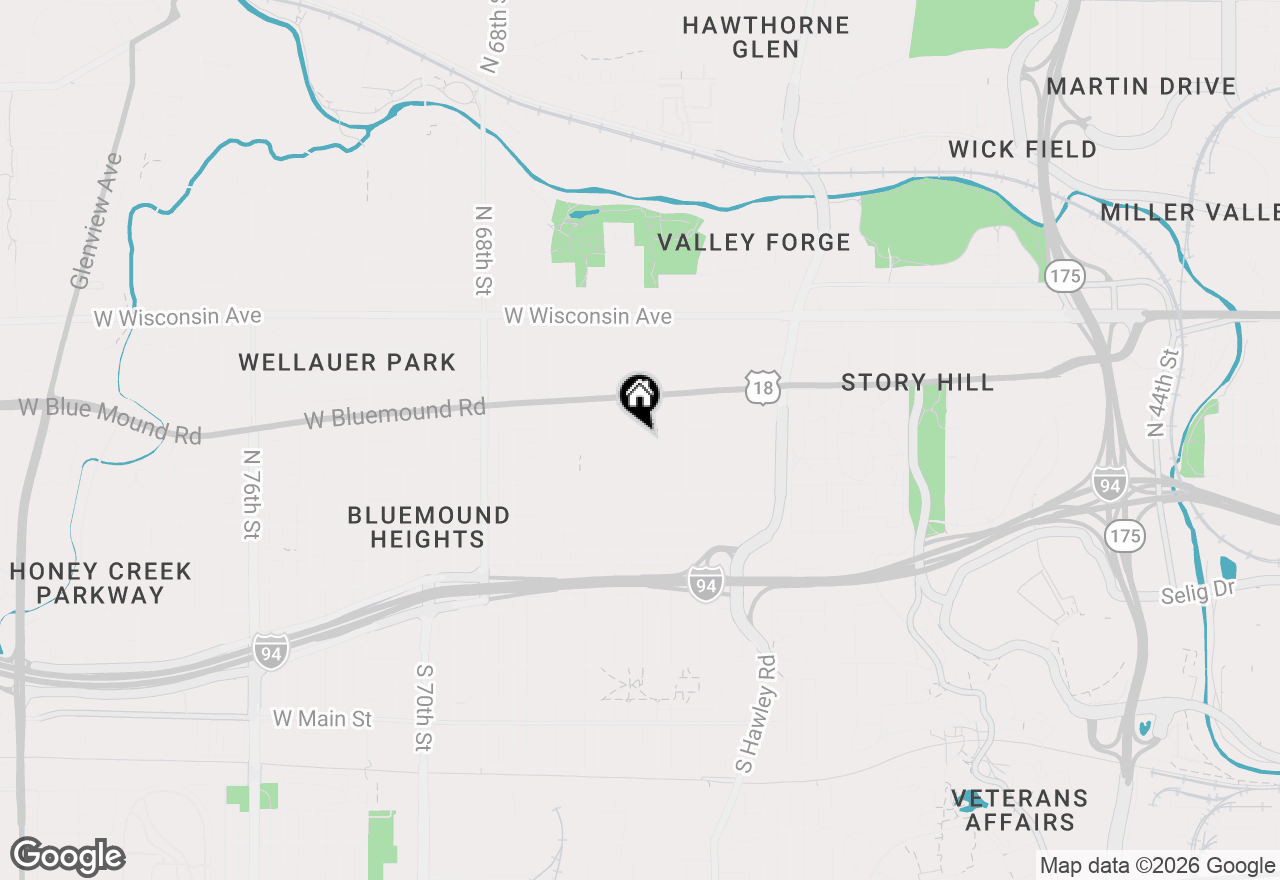 Map of 340 N 63rd St, Milwaukee, WI 53213