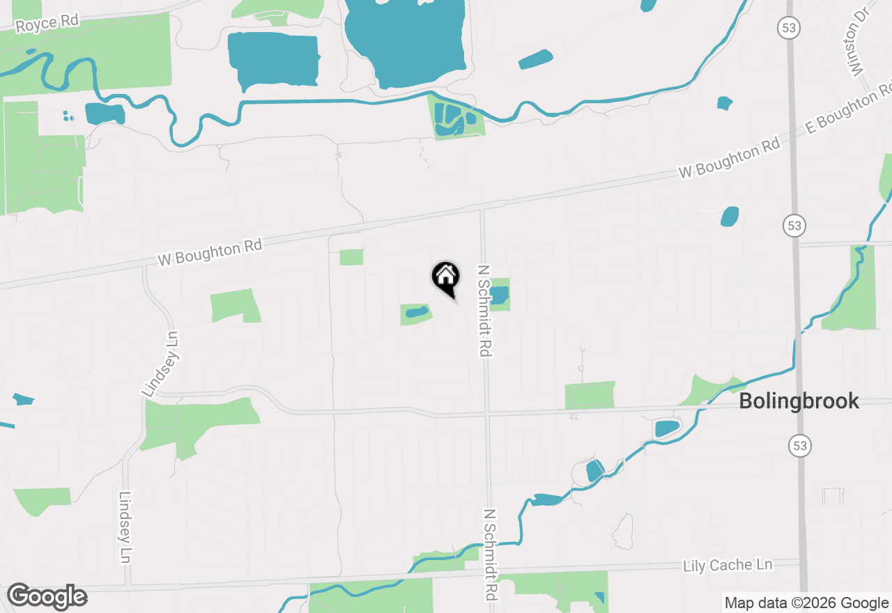 Map of 216 Eagle Court #D, Bolingbrook, IL 60440