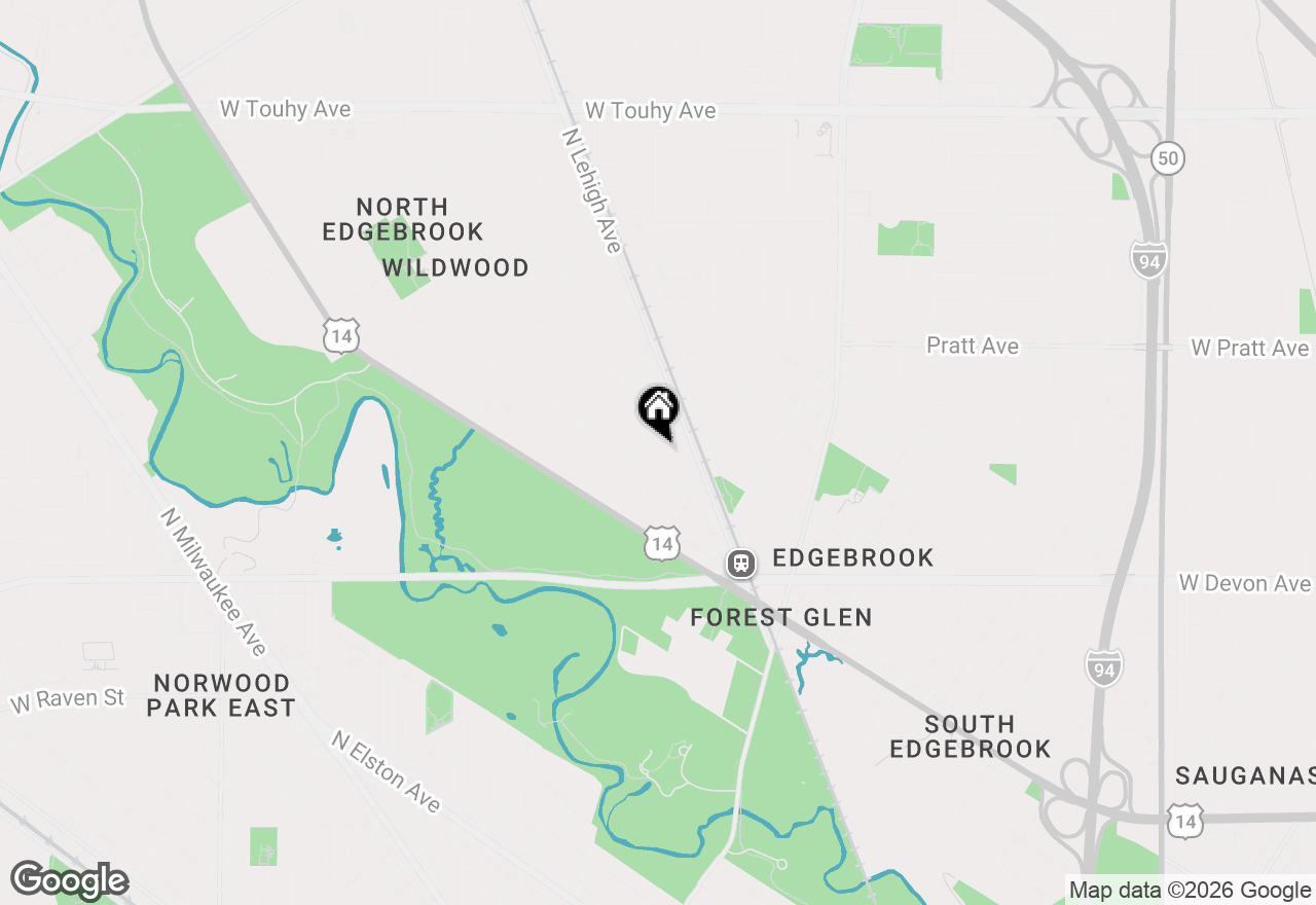 Map of 6616 N Ponchartrain Boulevard, Chicago, IL 60646