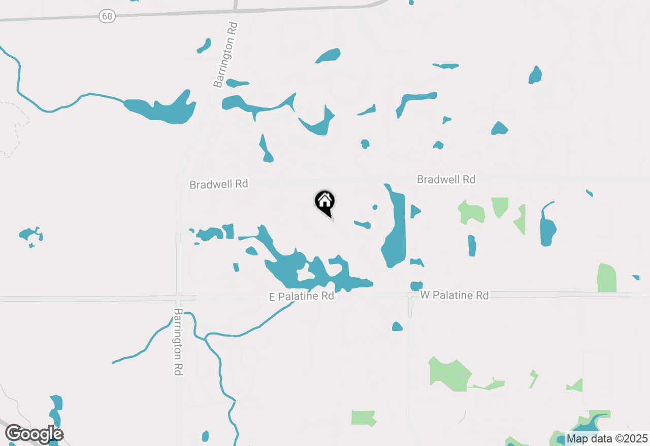 Map of 2204 Applecross Road, Inverness, IL 60010