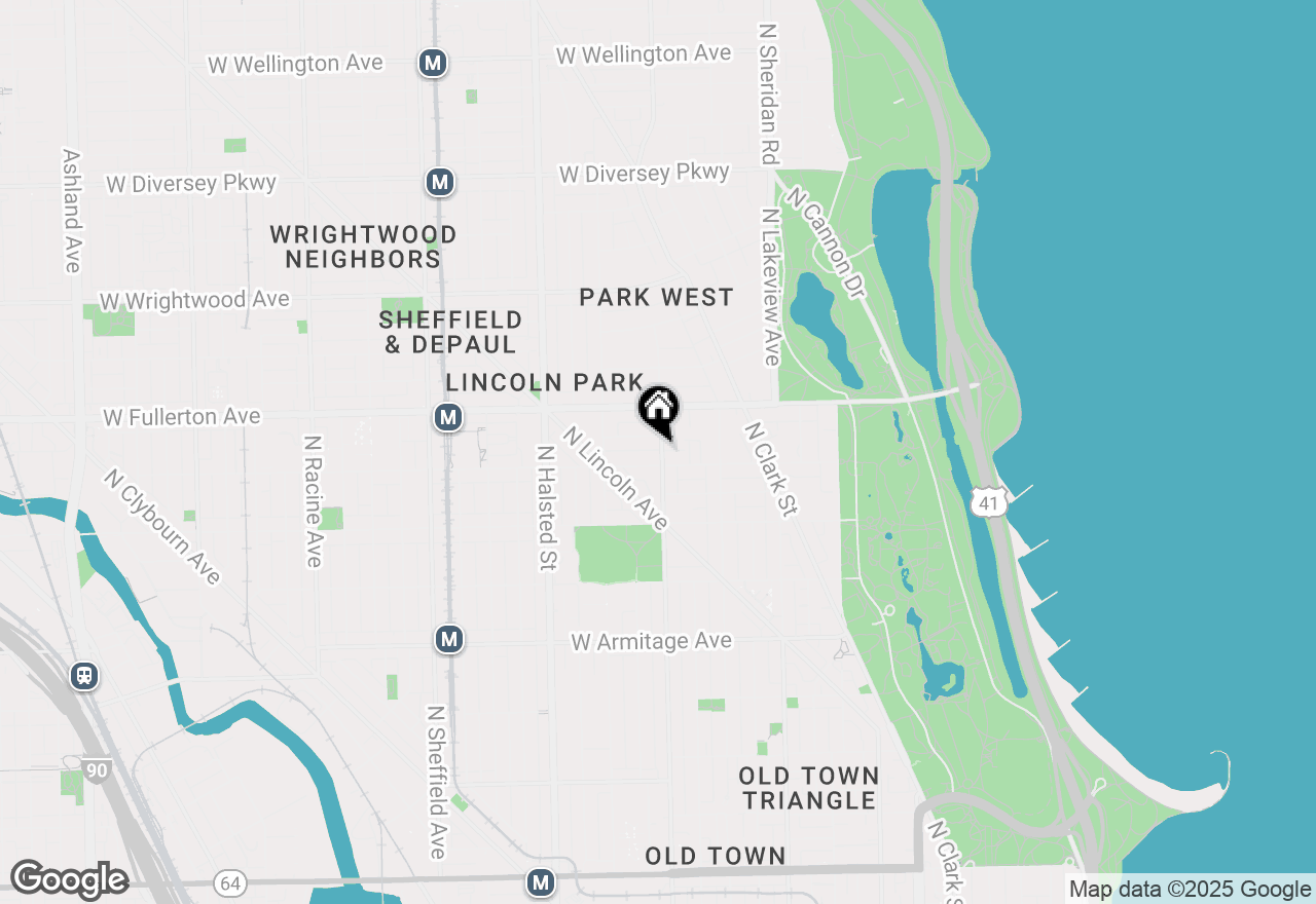 Map of 2312 N Geneva Terrace, Chicago, IL 60614