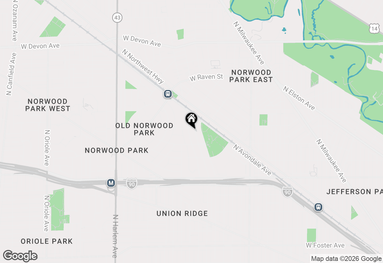 Map of 5843 N Newark Avenue, Chicago, IL 60631