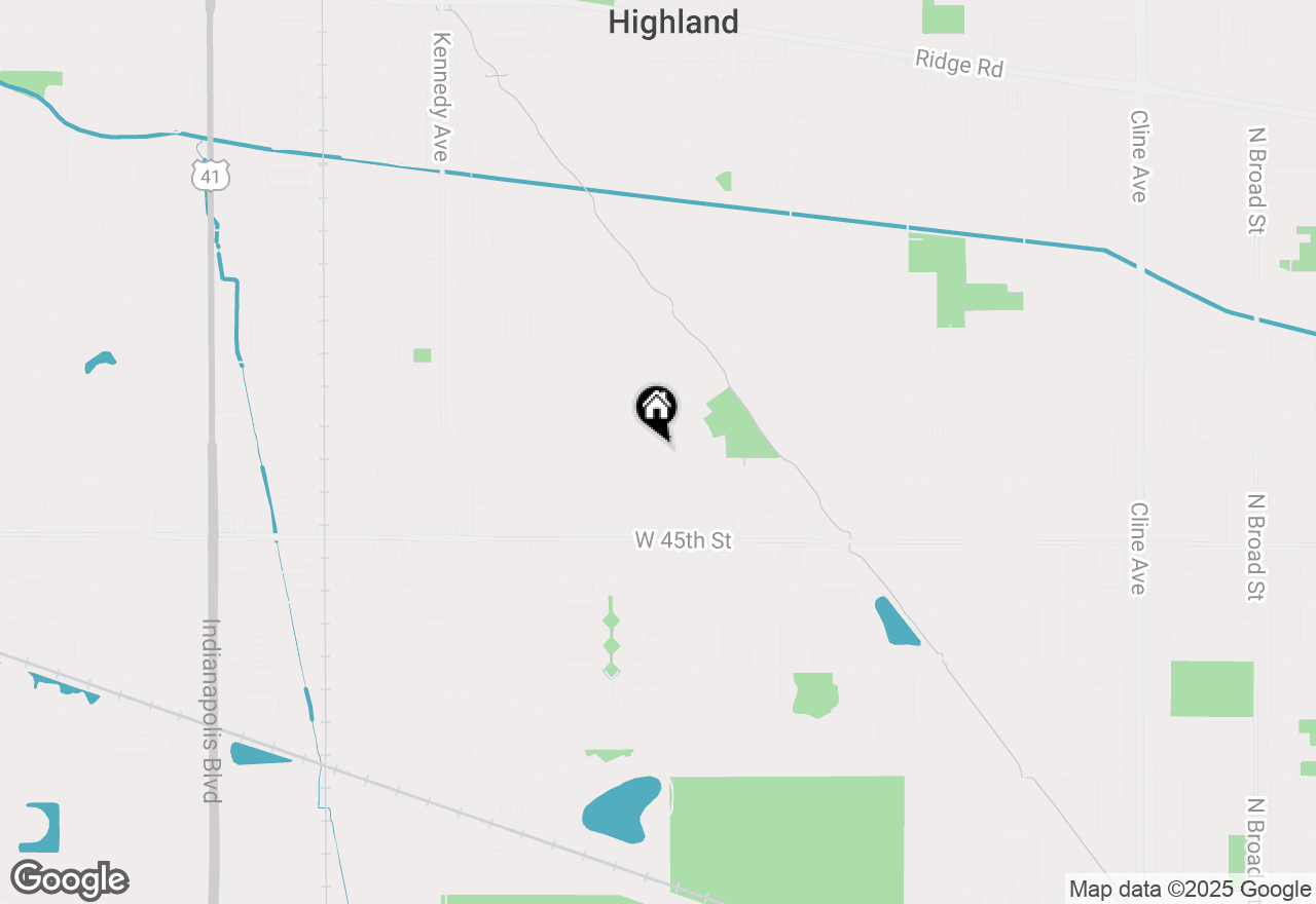 Map of 3136 Lois Place, Highland, IN 46322