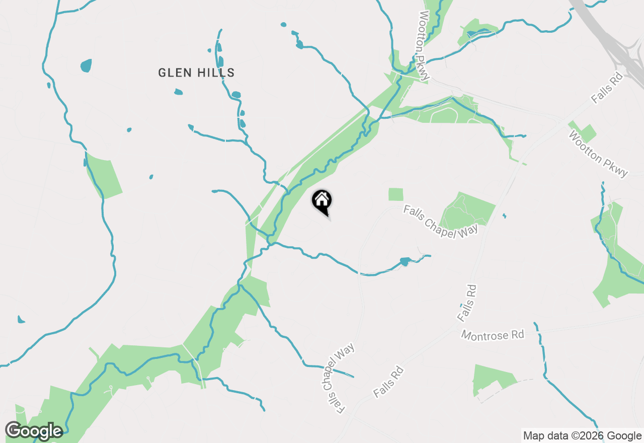 Map of 9305 Orchard Brook Drive, Potomac, MD 20854