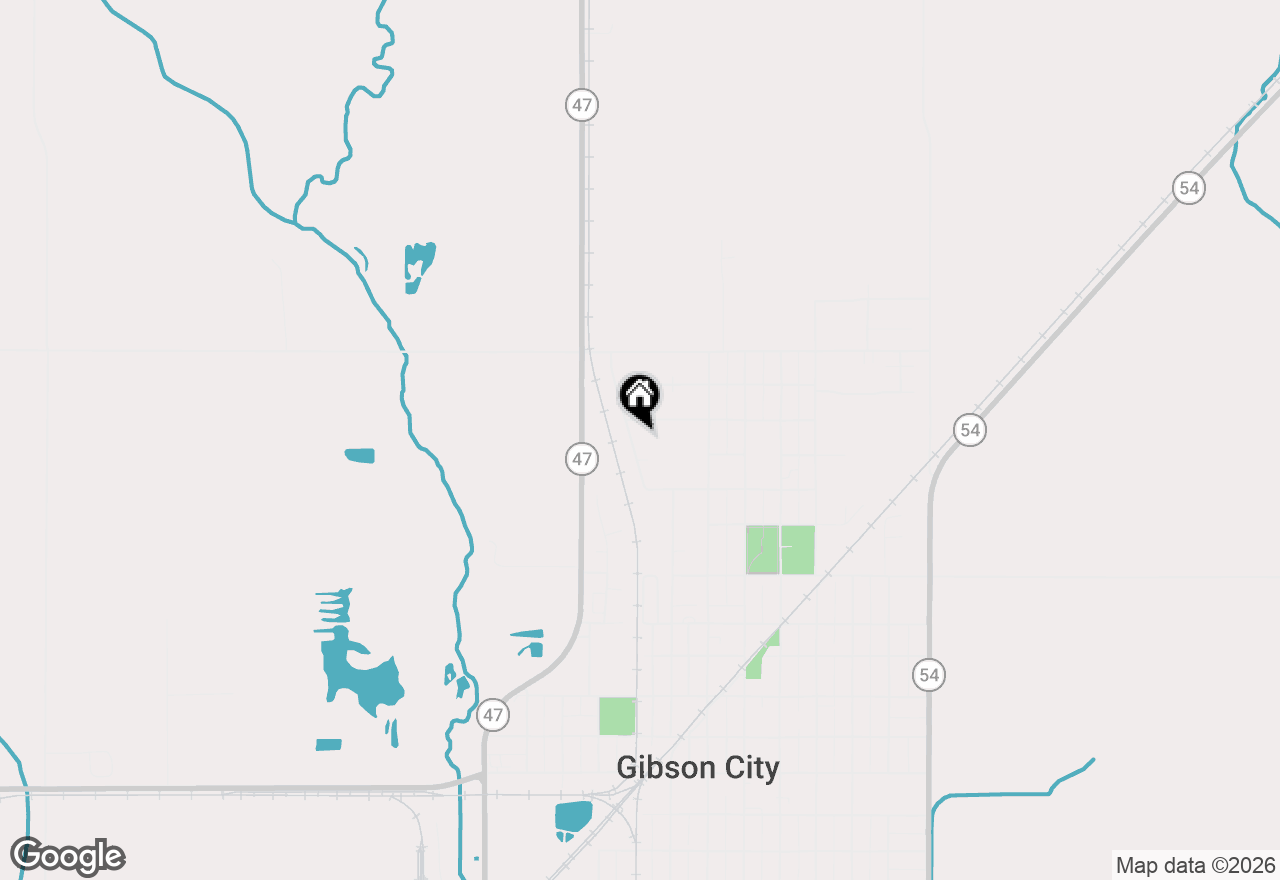 Map of 910 N Bell Street, Gibson City, IL 60936