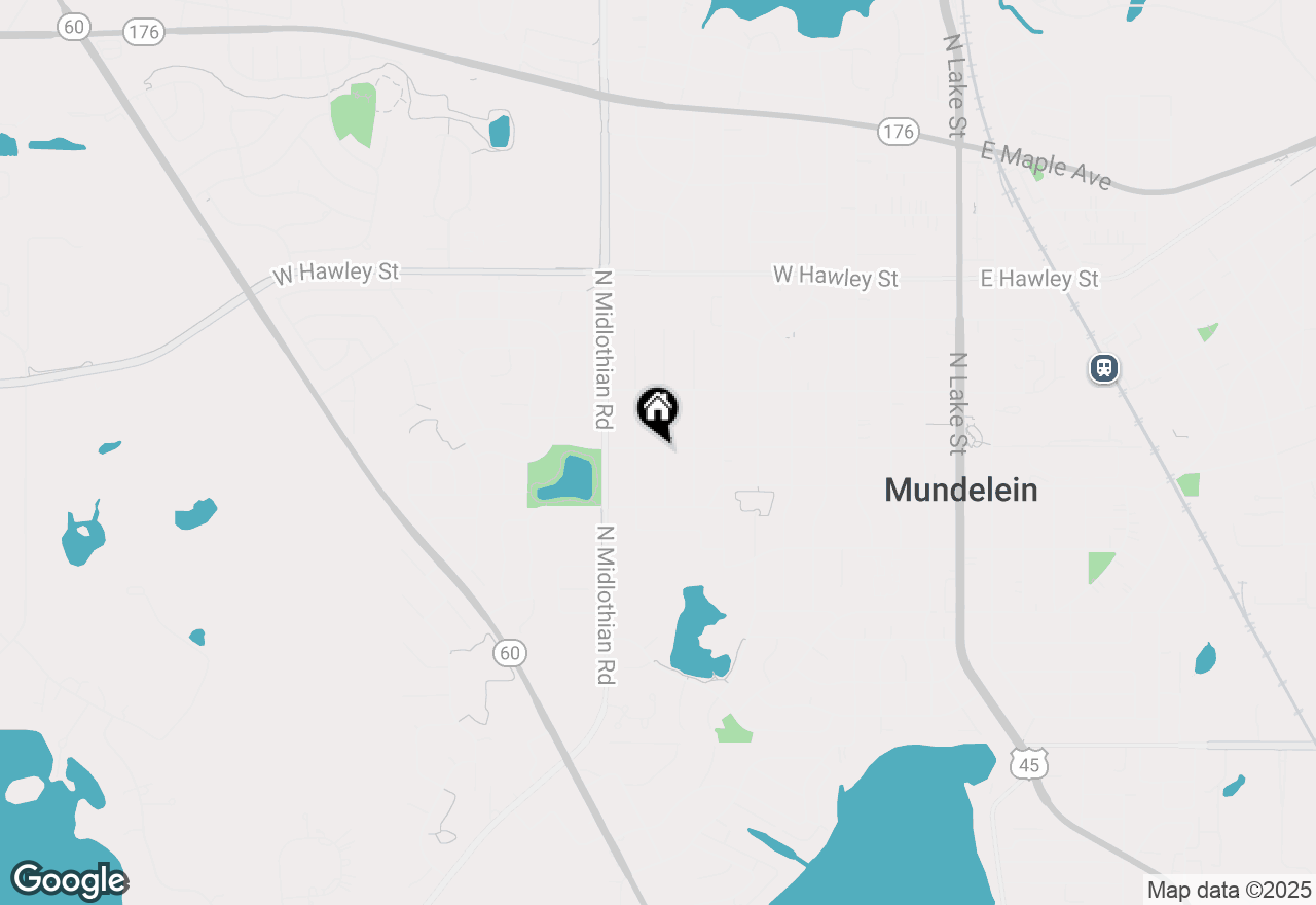 Map of 70 N Ridgemoor Avenue, Mundelein, IL 60060