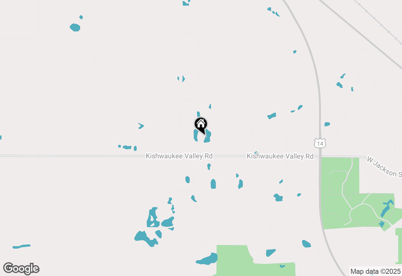 Map of 14910 Kishwaukee Valley Road, Woodstock, IL 60098