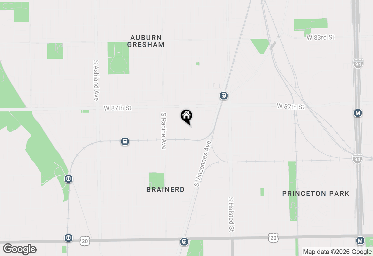 Map of 8818 S Carpenter Street, Chicago, IL 60620