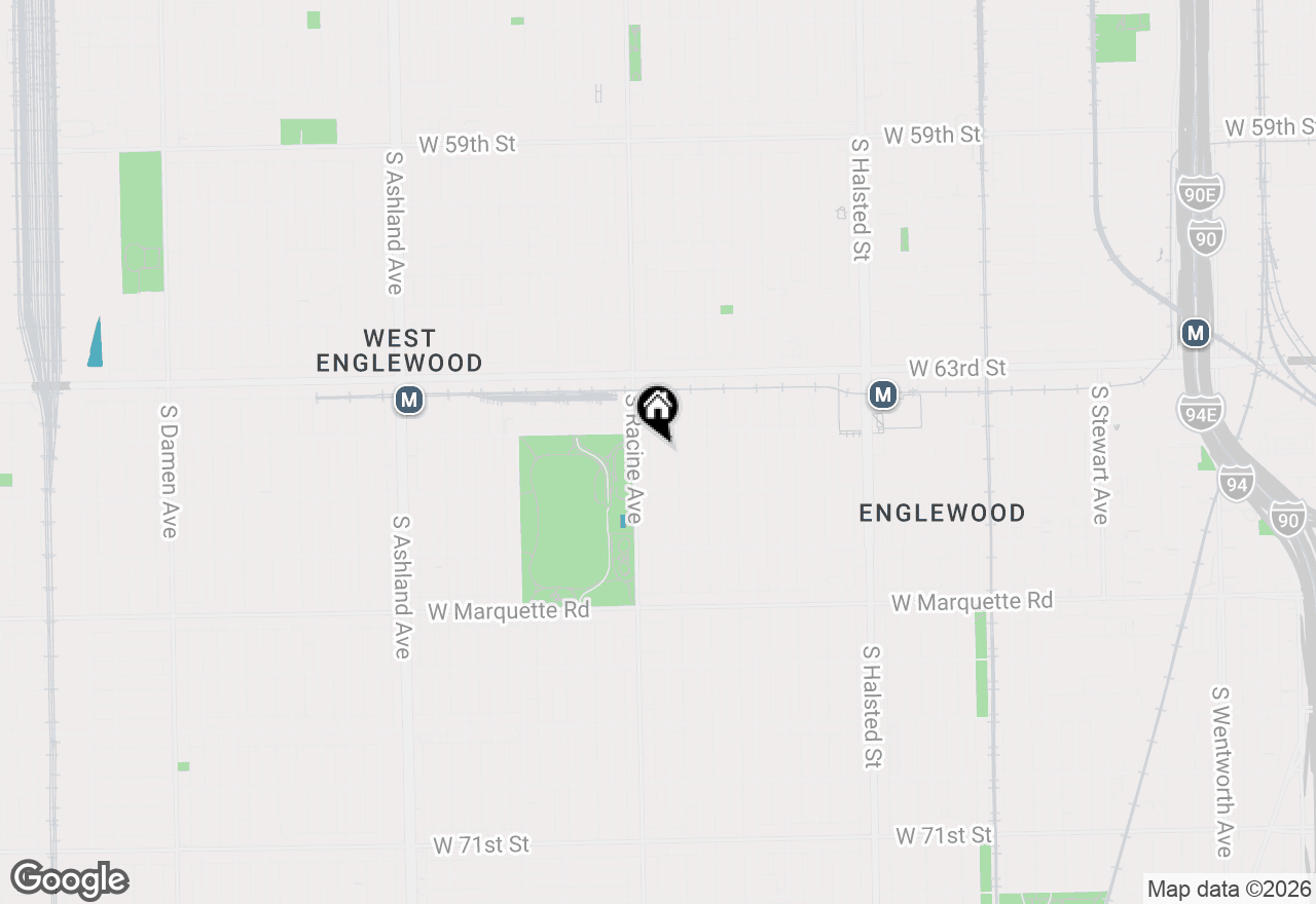 Map of 6418 S May Street, Chicago, IL 60621