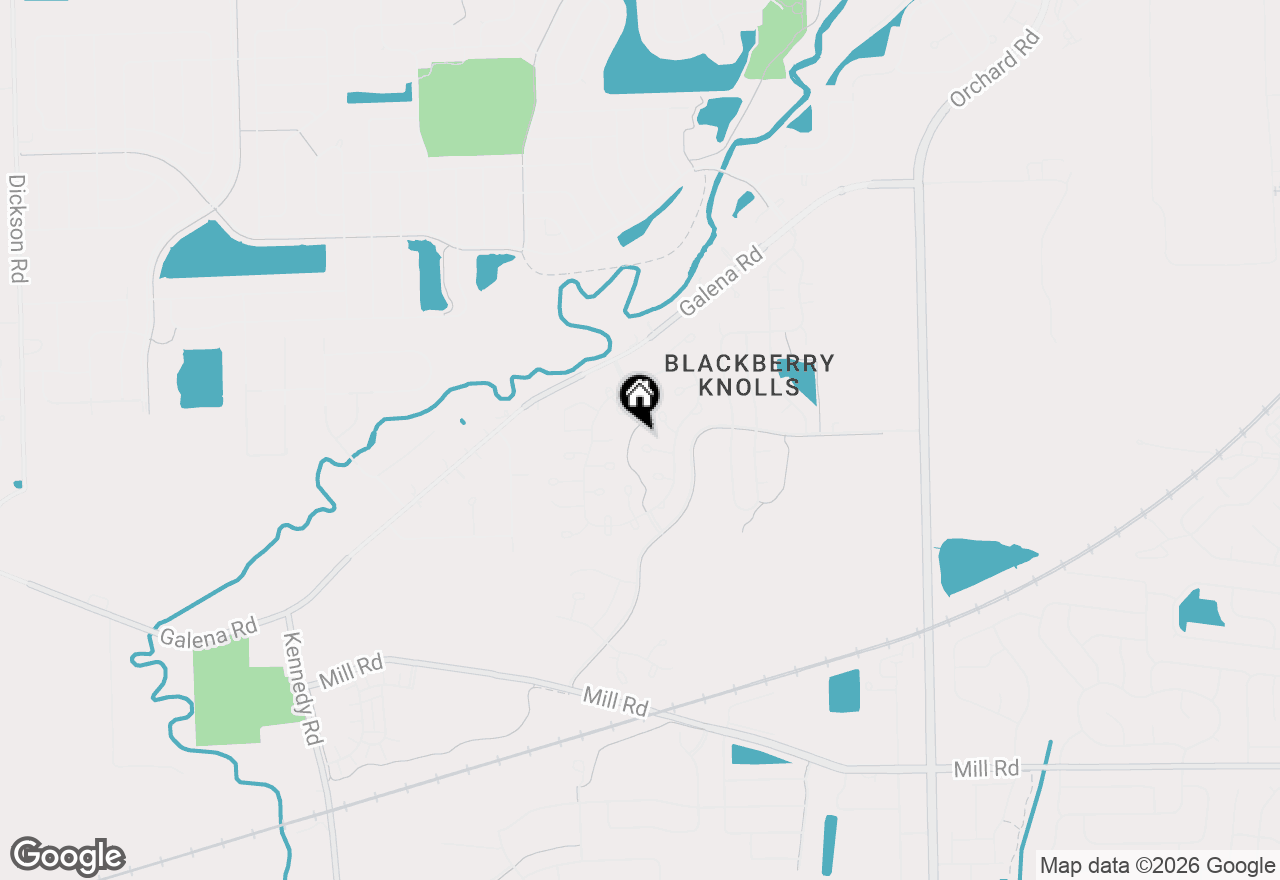 Map of 2785 Gains Court, Yorkville, IL 60560
