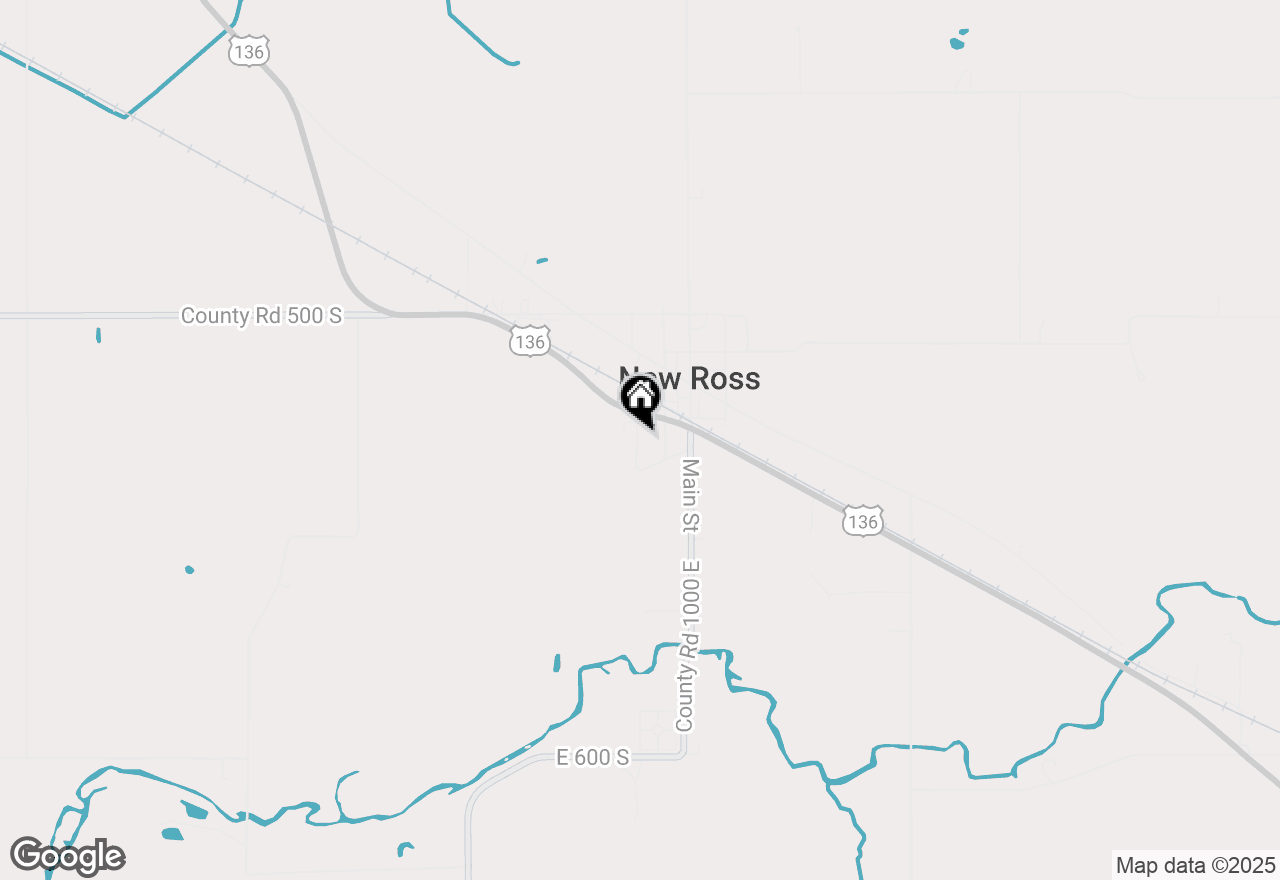 Map of 210 West Street, New Ross, IN 47968