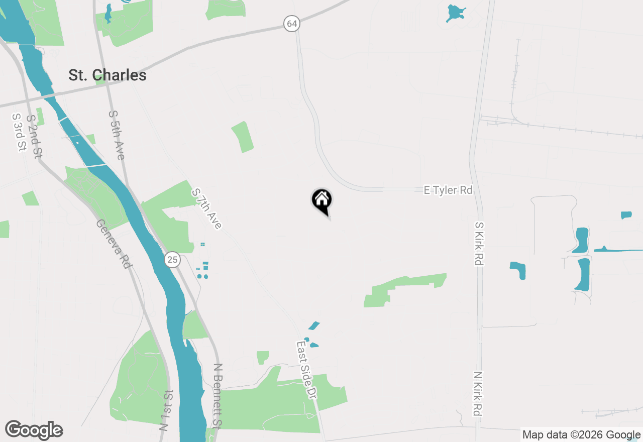 Map of 1513 Ronzheimer Avenue, St. Charles, IL 60174