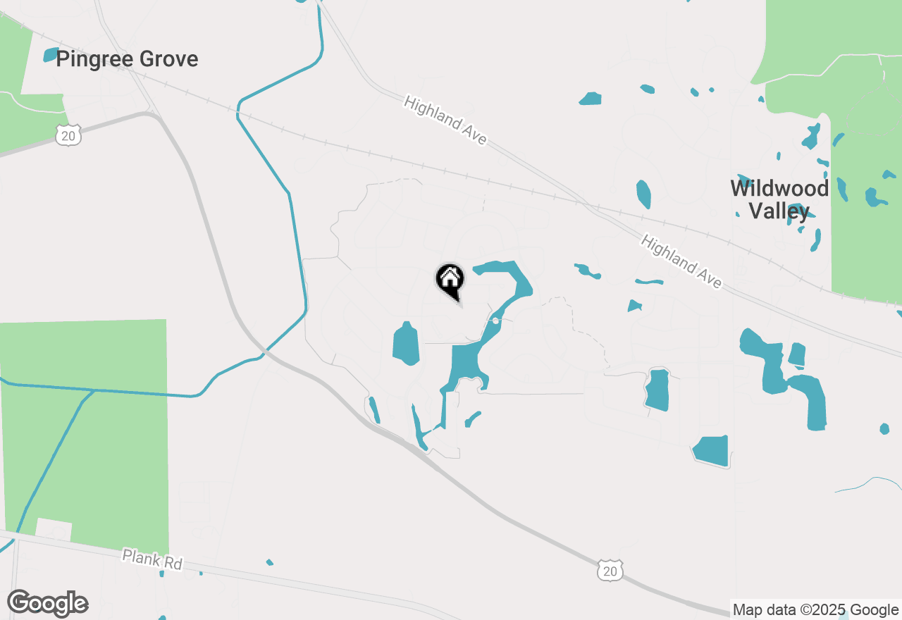 Map of 3647 Ancient Oak Drive, Elgin, IL 60124