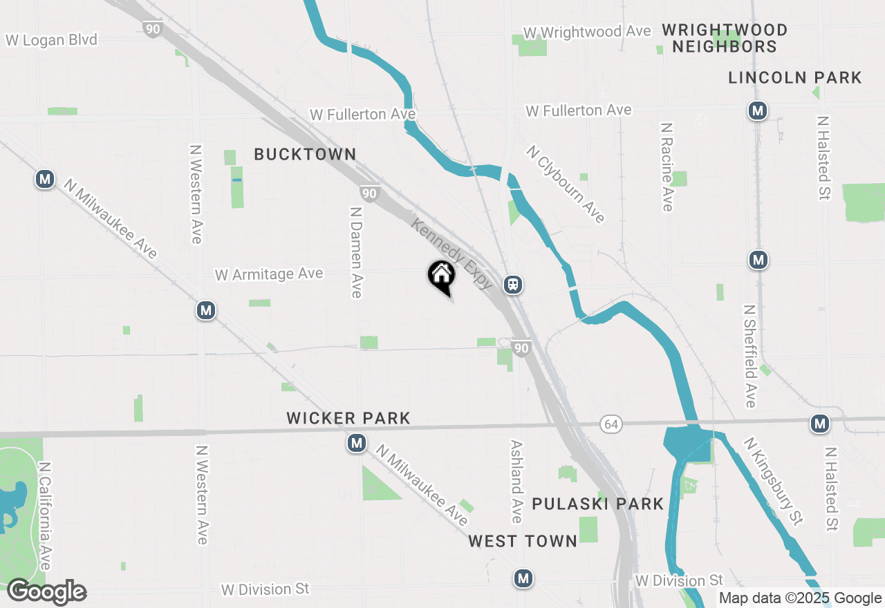 Map of 1754 W Cortland Street, Chicago, IL 60622