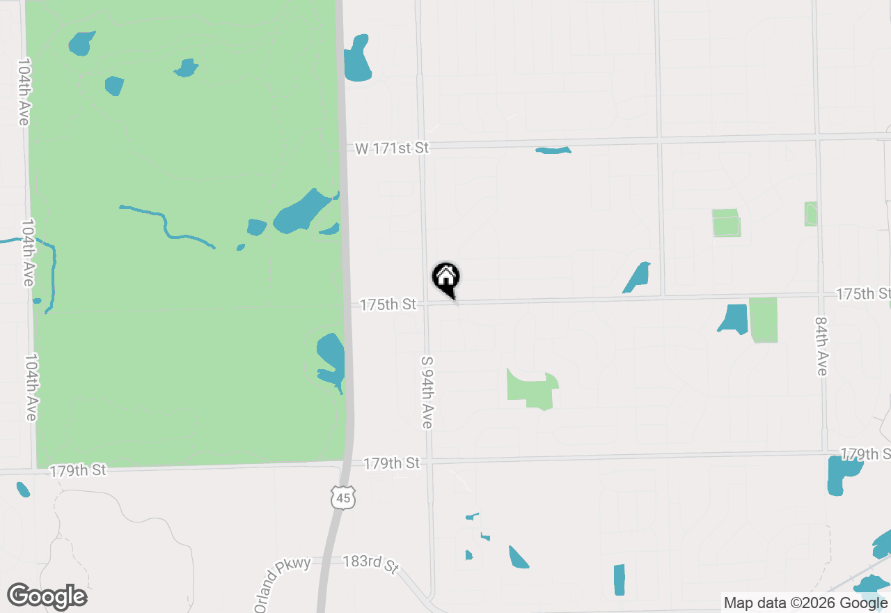 Map of 9234 Windsor Parkway, Tinley Park, IL 60487