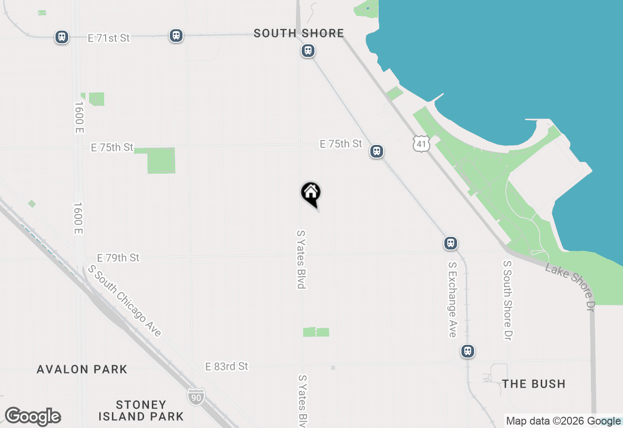 Map of 7732 S Phillips Avenue, Chicago, IL 60649