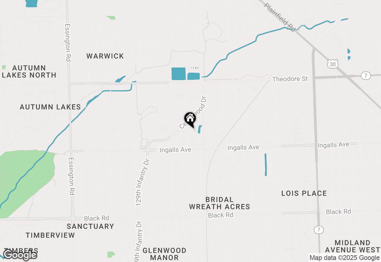 Map of 2519 Meer Park Court #2519, Crest Hill, IL 60403