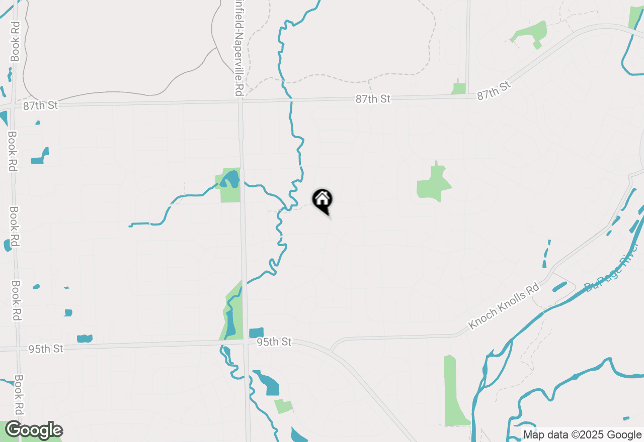 Map of 2419 Nottingham Lane, Naperville, IL 60565