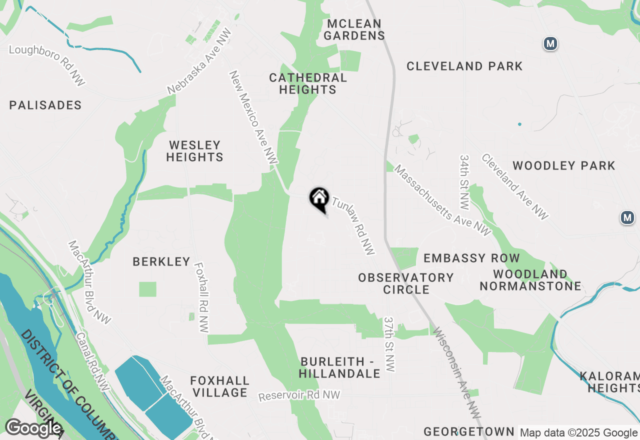 Map of 2650 39th Street Nw #3, Washington, DC 20007