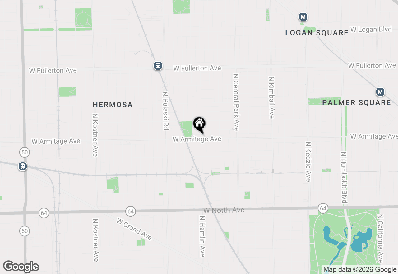 Map of 3806 W Armitage Avenue, Chicago, IL 60647