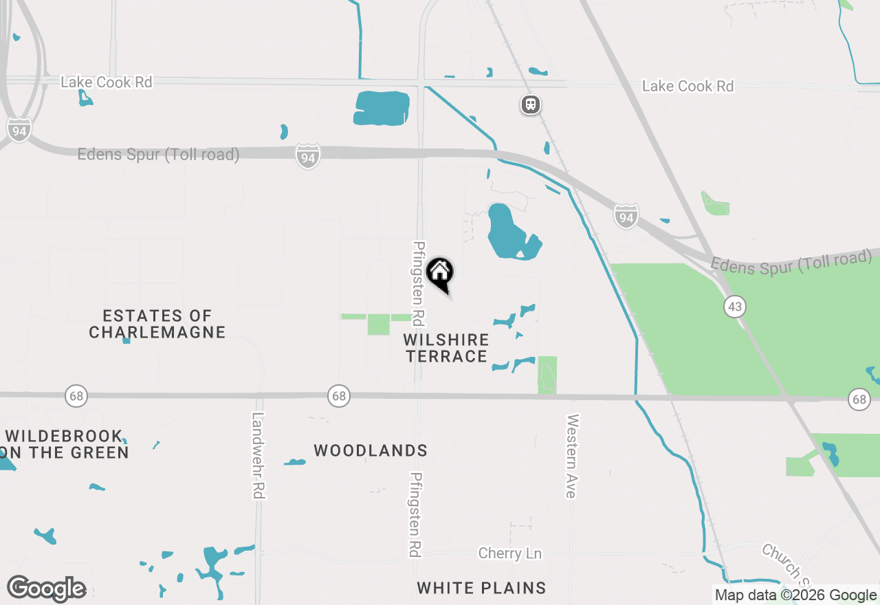 Map of 523 Dunsten Circle, Northbrook, IL 60062