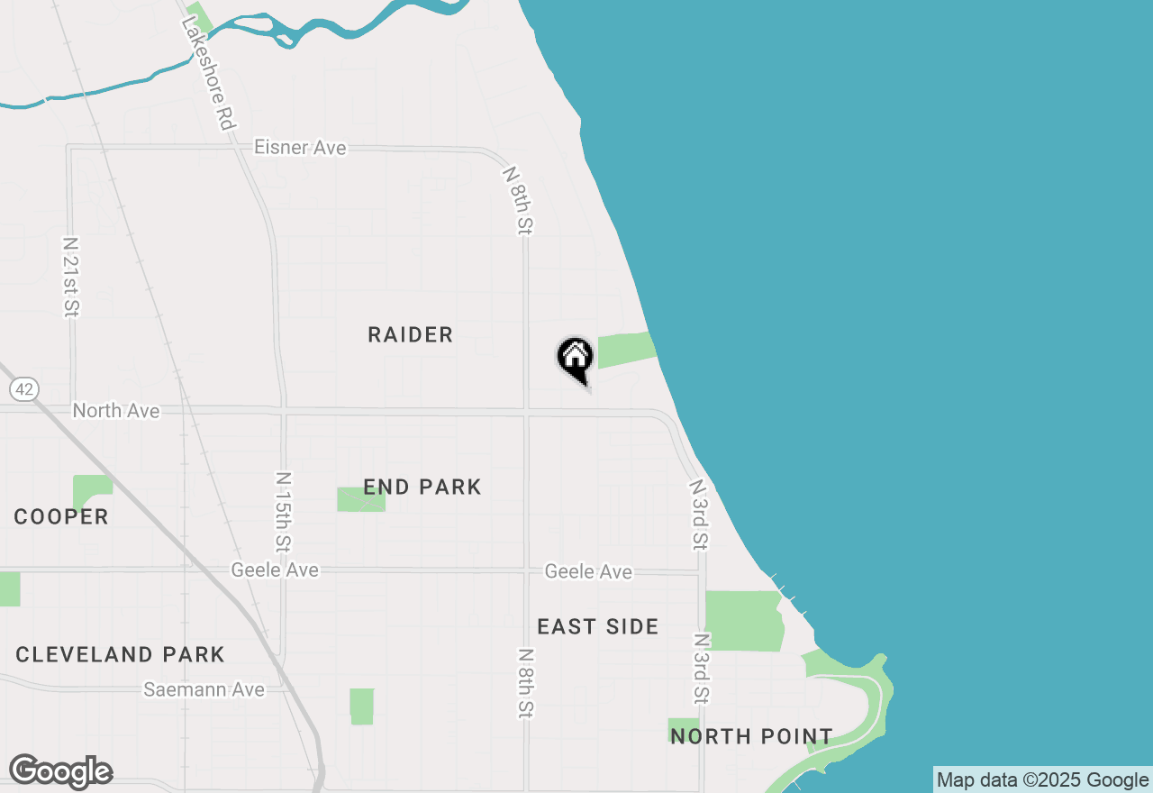 Map of 625 Highland Ter, Sheboygan, WI 53083